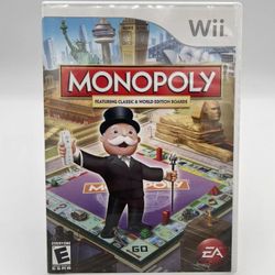 Monopoly | Nintendo Wii, 2008 | CIB | Tested & Works