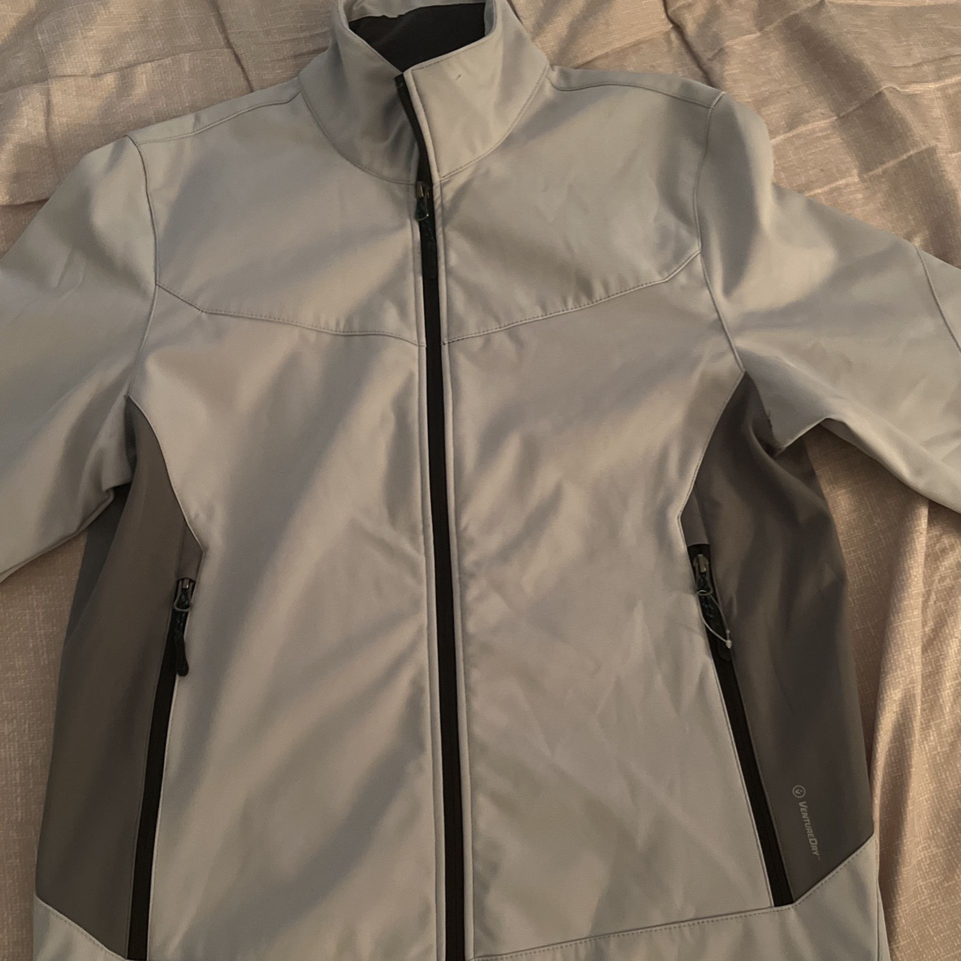 NWT Champion Venture Dry Gray Zip Up Casual Comfort Jacket S/P