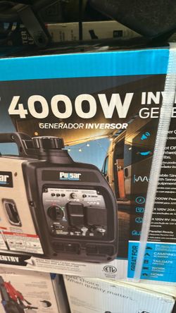 4000 watts inverter generator ultra quite $800 (financing available)