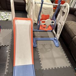Slide And Swing Set