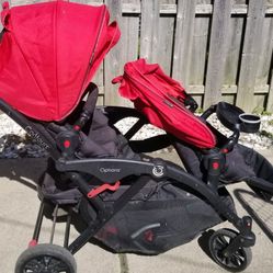 Awesome Contours Options Double Stroller 