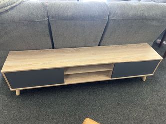 Modern Low-Profile TV Stand Media Console