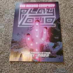 Autograph Band Poster.. The Record Company 