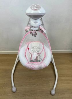 Electronic baby swing butterfly