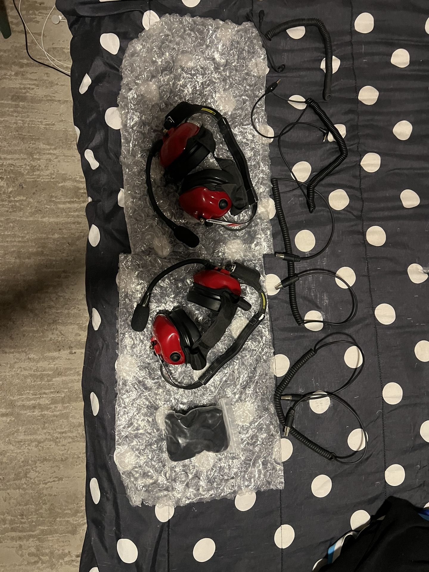 PAIR - H80 Track Talk Linkable Intercom Headsets