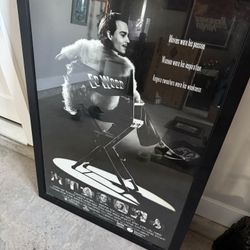 Framed In glass original 2 Sided ED Wood Movie Poster