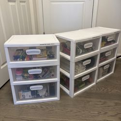 Storage / Organizer - 3 Sets X 3 Drawers Each