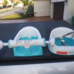 Baby Bath Seat And Booster Seat Bundle