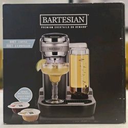 Bartesian Cocktail Machine Duet Premium 2-Bottle Home Bar #55310G (New In Box)