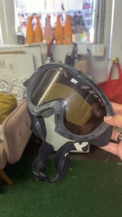 SPY Ski / Snowboard Goggles – Black (Used, Good Condition)
