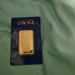 1 Oz Hand Carved Certified Gold Barn 