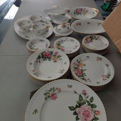 Franconia k&A selb Bavarian Germany  45 pieces Rose Garden$80