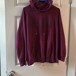 Maroon North Face Hoodie