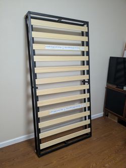 Twin bed frame low