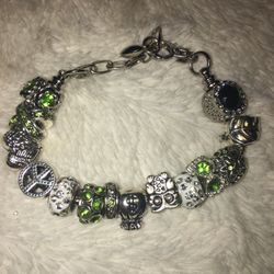 Green Pandora bracelet 