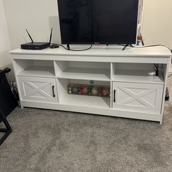 Mueble Blanco Para TV