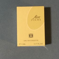 Vintage Aire Loewe MINI Perfume Women's EDT 0.17 oz/ 5 ml NEW NIB