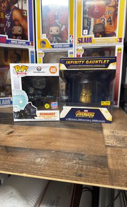 Funko Pop! Reinhardt Overwatch & Infinity Gauntlet 