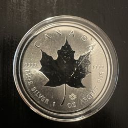 2018 1 Oz Silver Incuse Maple Leaf