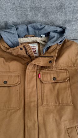 Levi's Sherpa-Lined Hooded Work Jacket