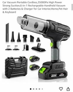 Brand new : Car Vacuum Portable Cordless