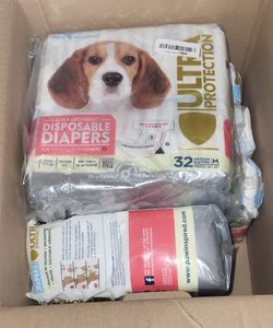 Disposable Dog Diapers Sizes XS-2XL- Brand New 