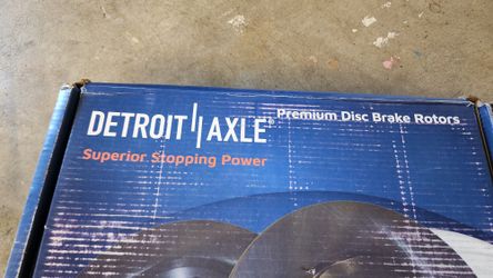 Front Break Rotors with Break Pads