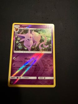 Pokemon Espeon reverse halo