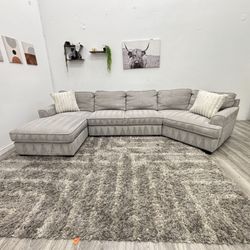 Gray Sectional Couch - Free Delivery 