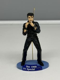 Vintage 2002 Trevco Elvis Presley 1968 TV Special Christmas Ornament