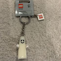 Vintage Lego Ghost Keychain Luminescent 