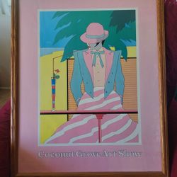 Vintage "Coconut Grove Art Show" Print