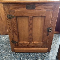 Vintage Oak Cabinet 