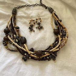 Necklace With Matching Earrings