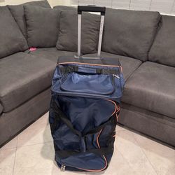 Nautica Large Capacity Travel Roller Duffle Bag Luggage