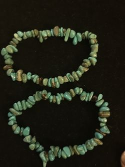 Genuine Turquoise stretch bracelet