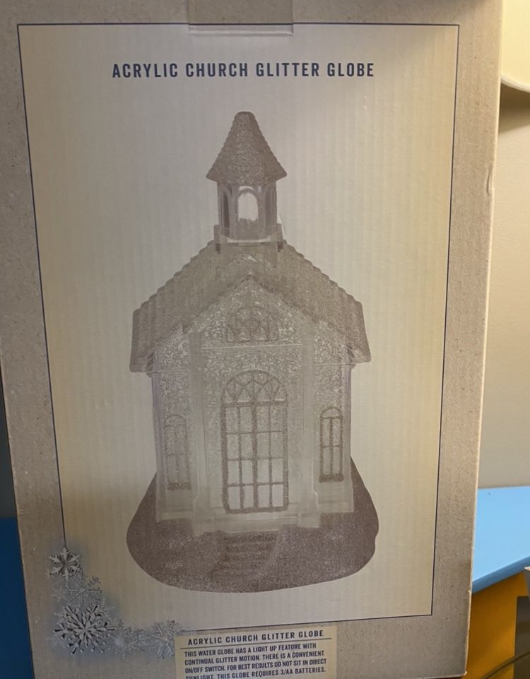 Acrylic Light Up Church