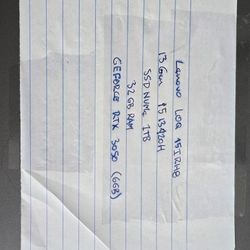 Lenovo Gaming Laptop