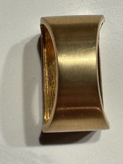 Gold-Tone Wide Cuff Bracelet