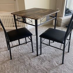 Cafe Table With Two Chairs - Italian style 