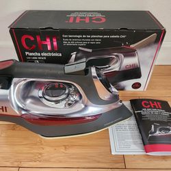 CHI Steam Iron for Clothes- New