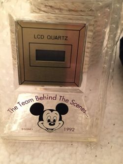 Disney employee desk clock 1992
