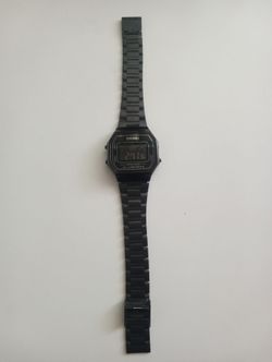 Square stainless steel watch