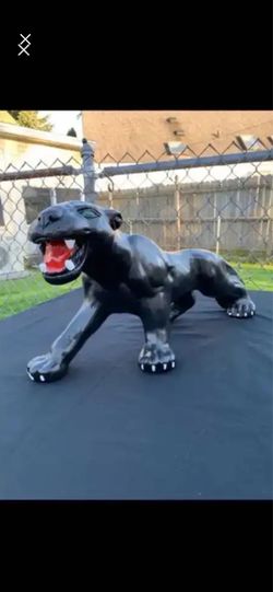 The prowling Panther statue