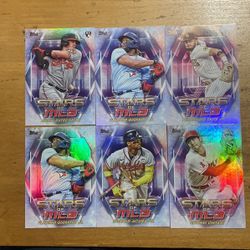 2023 TOPPS LOT OF 10 STARS OF MLB CARDS