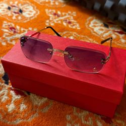 Cartier Blue Lens Sunglasses