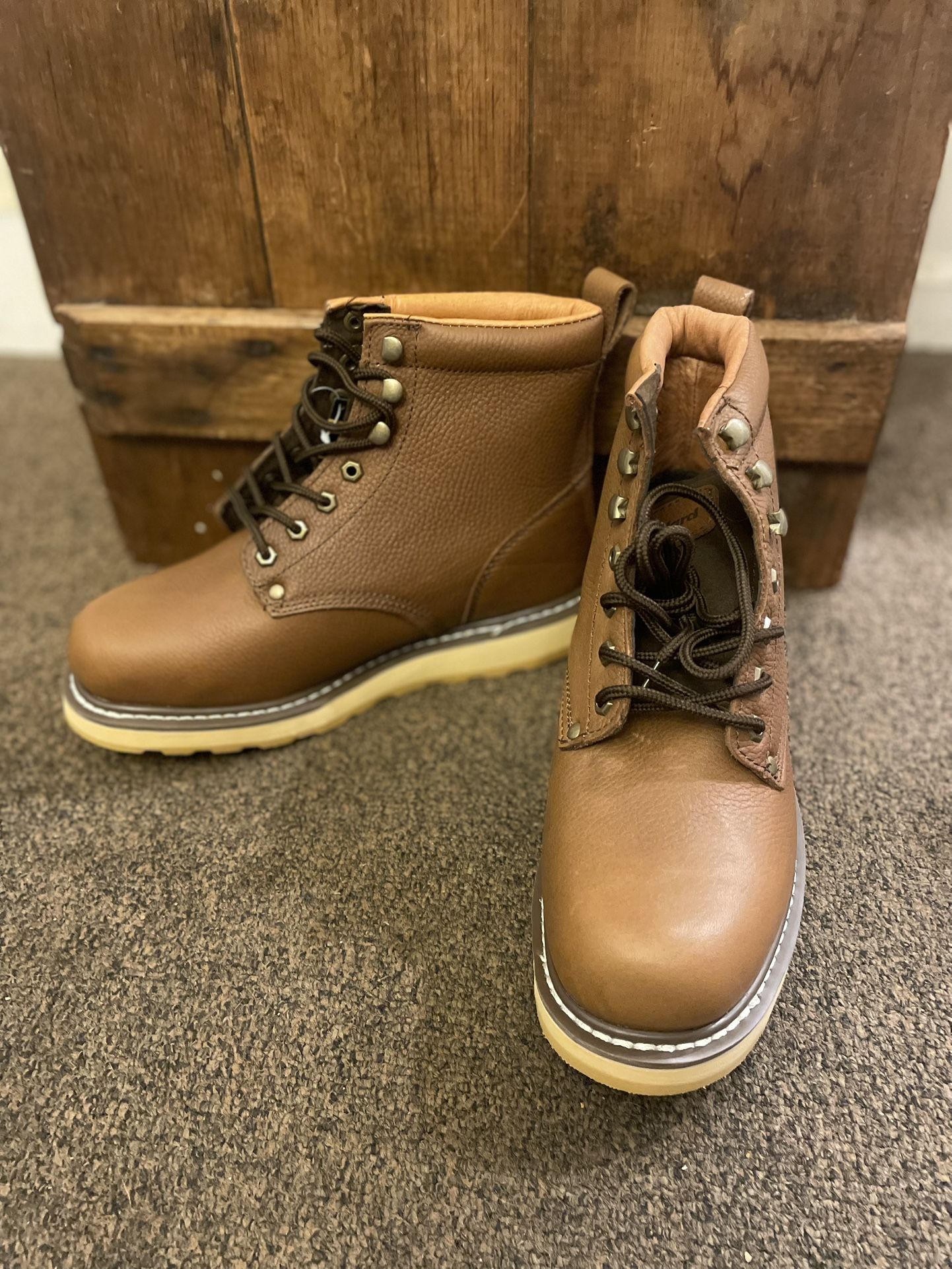 BRAND NEW WORK BOOTS!!!