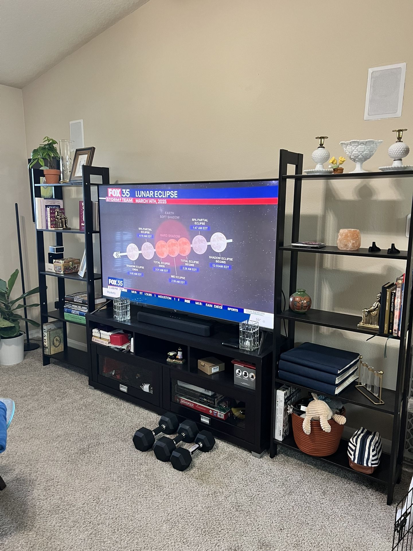 Entertainment Center And Shelves Not Tv