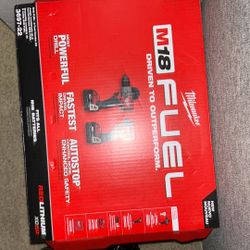 Drill Set Brand New M18fuel Milwaukee 