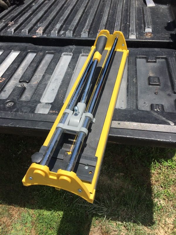 21" Tile cutter.